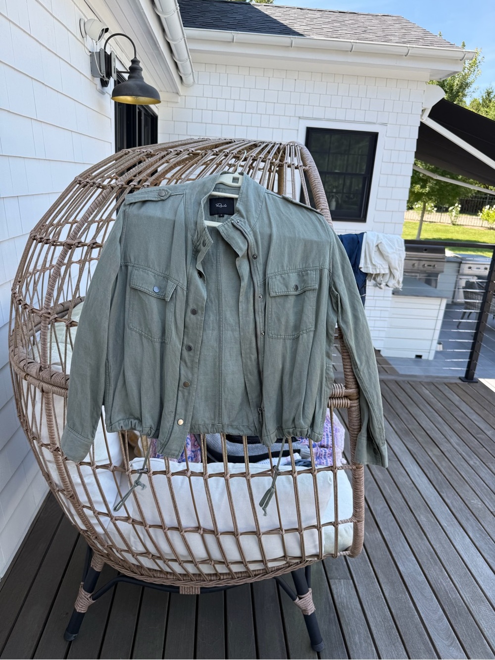 Rails Olive Green Utility Jacket
